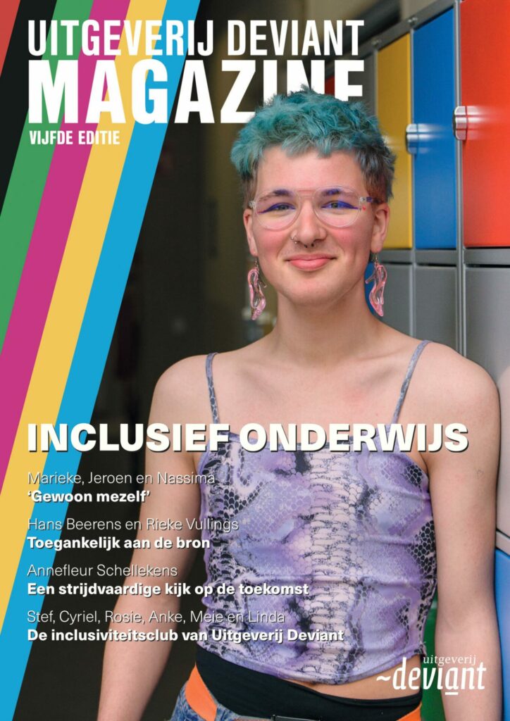 Cover Uitgeverij Deviant Magazine vijfde editie: Jeroen poseert